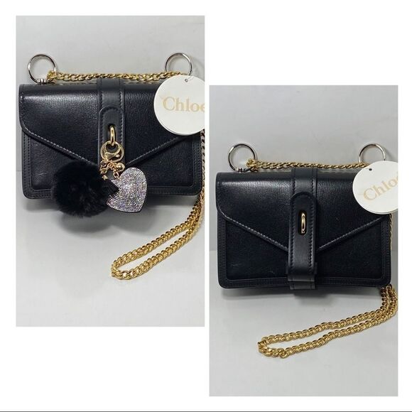 Chloé Aby Chain leather shoulder bag - Picture 1 of 13